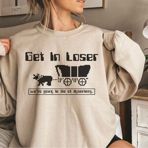 Oregon Trail- graphic Sweatshirt. Size S